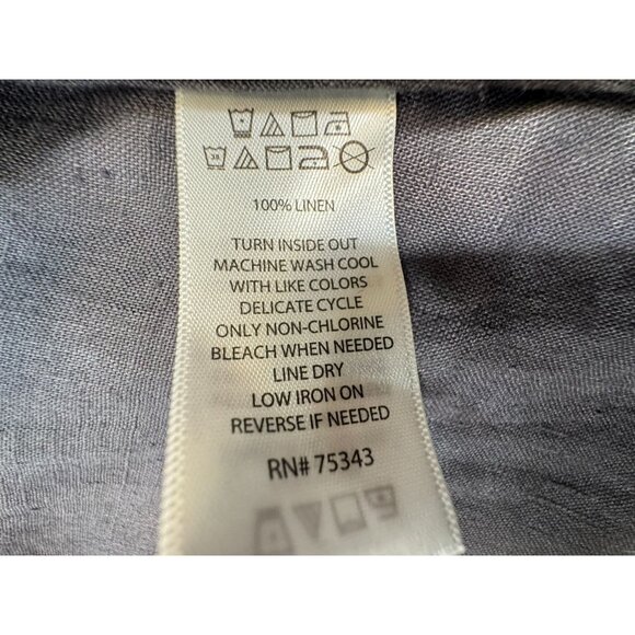 Kenar Womens Sleeveless Open-Front Linen Long Vest Size S Grey Lagenlook Minima - Picture 3 of 13